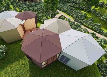 Modernes Fertighaus Brightsome bringt Größe kundengebundene gelieferte modulare Häuser unter