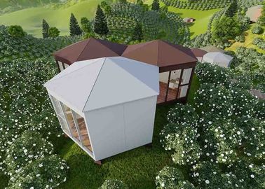 Helles vorfabriziertes Luxuslandhaus-Haus/moderne modulare Fertighäuser