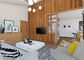 Vorzügliche vorfabrizierte modulare Wohnung, moderne gebrauchsfertige Holzhäuser